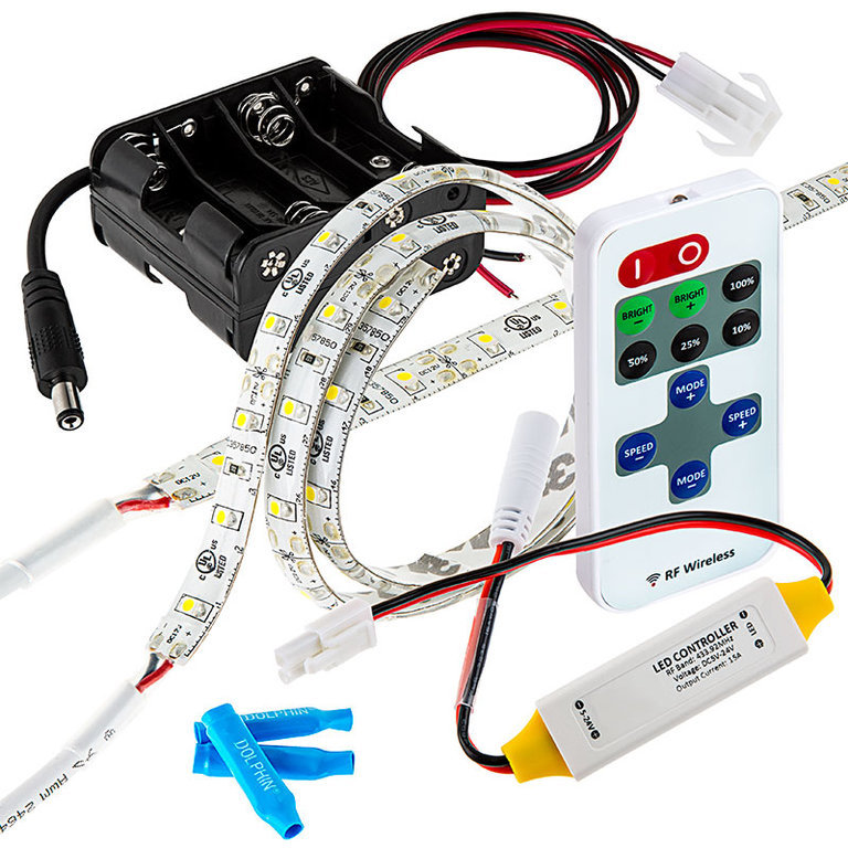 battery led strip lights with remote