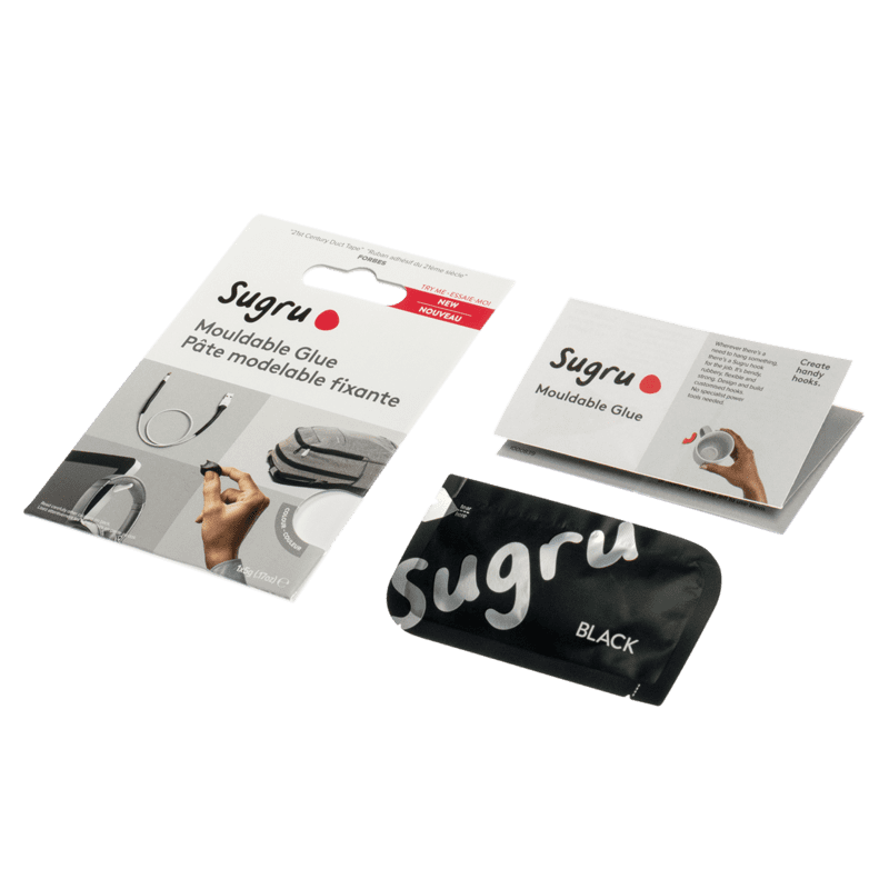 Sugru Moldable Glue Black/White Pack (8x 5g)